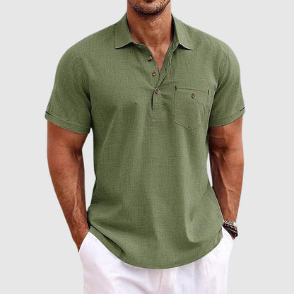 Men's Lightweight Breathable Summer Polo Modern Fit