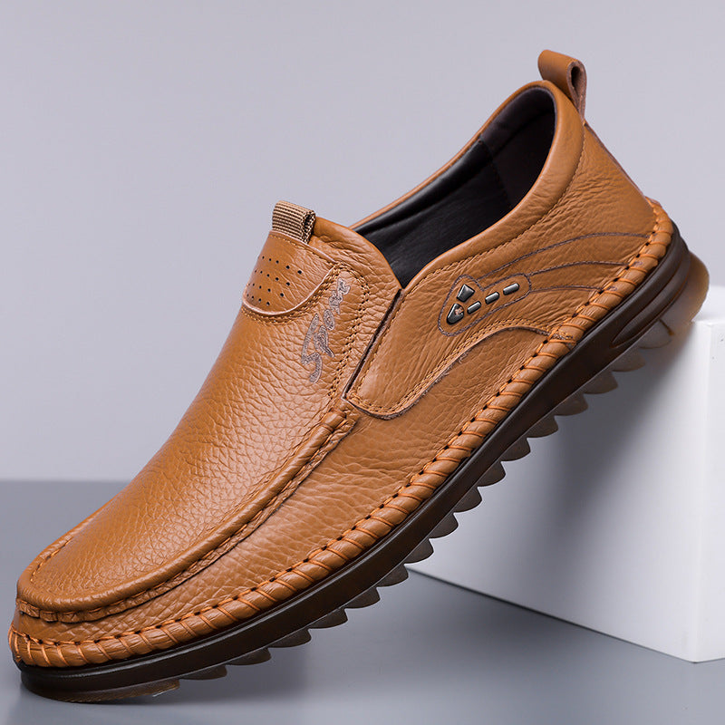 Zapatos de Conducción para Hombre con Suela de Goma y Diseño Slip-On