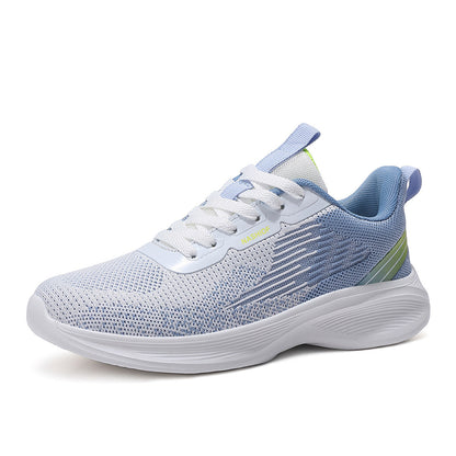 Zapatos ligeros de hombre de tela de malla con cordones – zapatos deportivos transpirables