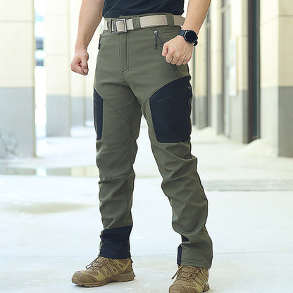 Pantaloni Tattici Uomo da Lavoro Soft Shell Multi-Tasche – Design Funzionale
