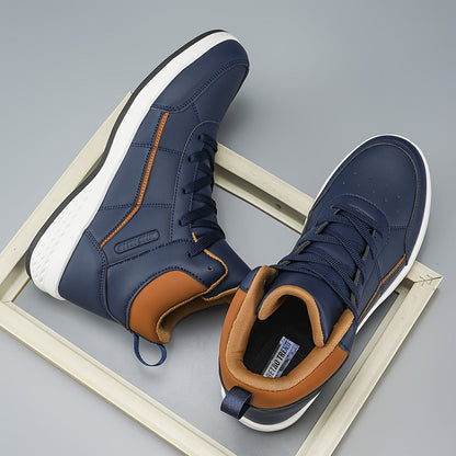 Scarpe Outdoor Uomo Alte per Tutte le Stagioni con Lacci e Suola Antiscivolo – Stile Funzionale