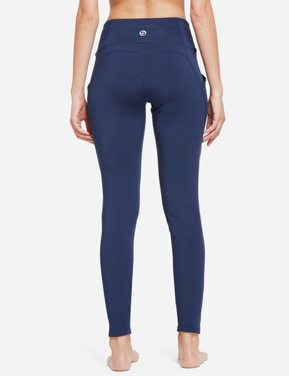 Termo leggings til kvinder med lommer og høj talje