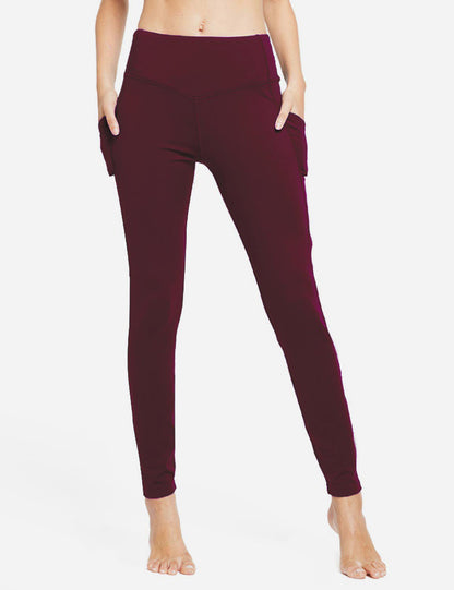Termo leggings til kvinder med lommer og høj talje
