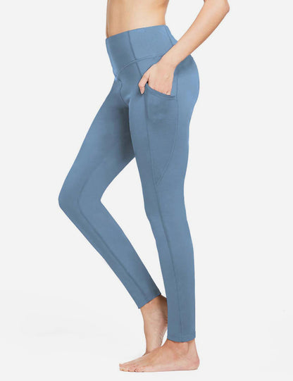 Termo leggings til kvinder med lommer og høj talje