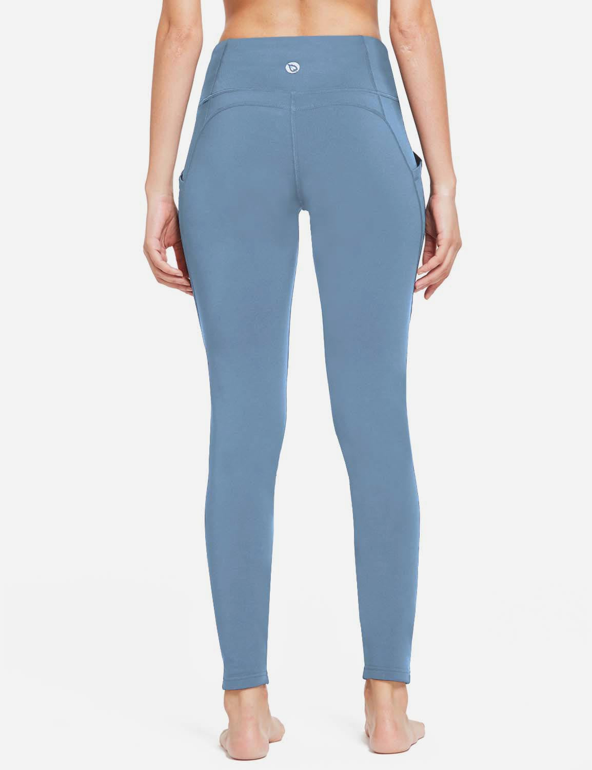 Termo leggings til kvinder med lommer og høj talje