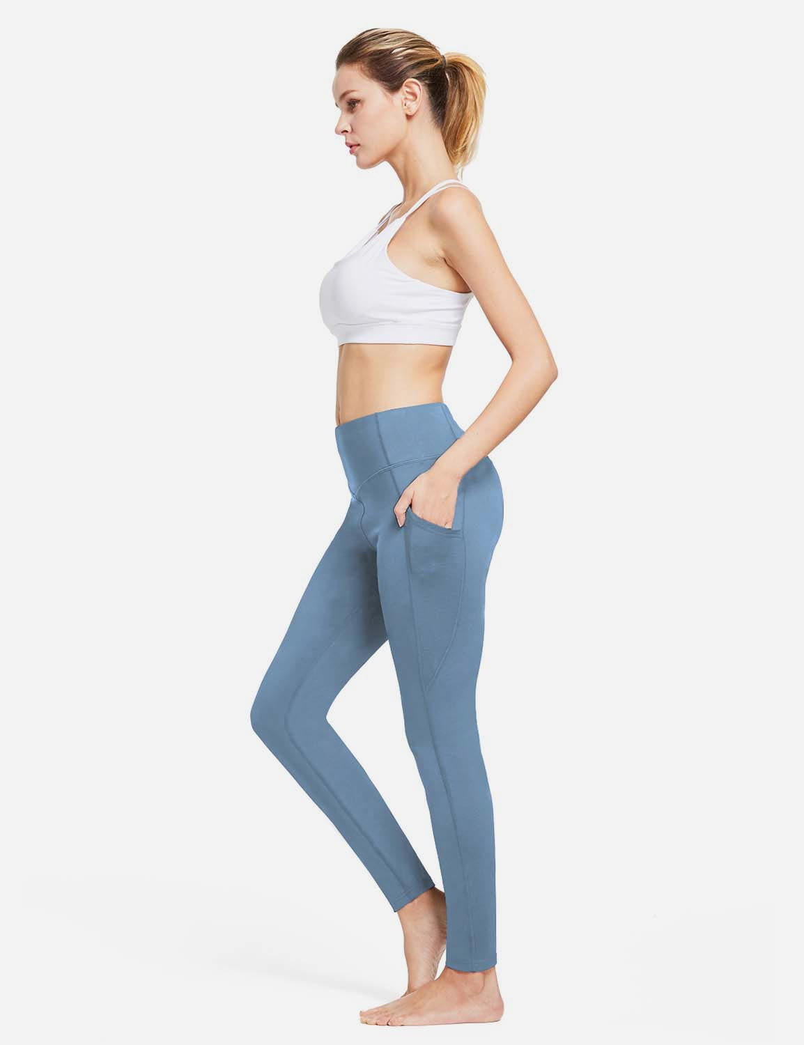 Termo leggings til kvinder med lommer og høj talje