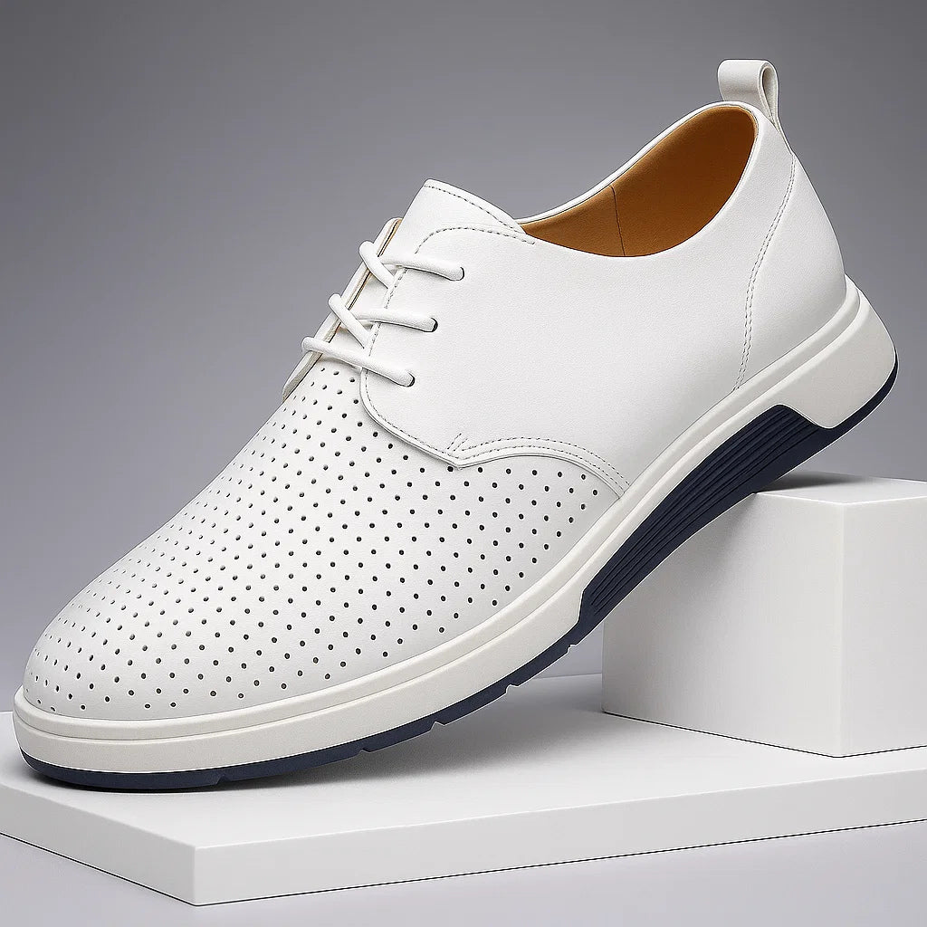 Men's Moccasins with Slip-On Design, Ventilated Upper, and Grip-Edge Sole