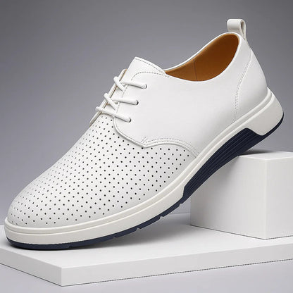 Men's Moccasins with Slip-On Design, Ventilated Upper, and Grip-Edge Sole