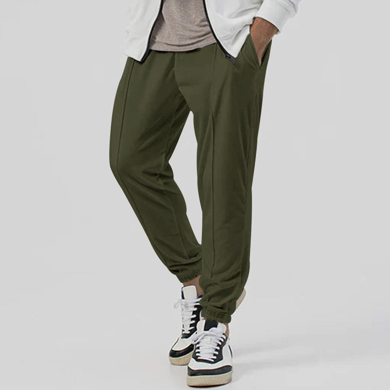 Pantaloni da Tuta Uomo con Vestibilità Ampia e Gamba Affusolata – Vita Media