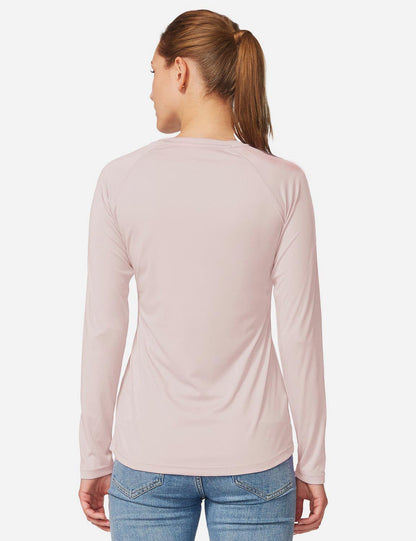 Maglia Donna Protezione Solare Girocollo Maniche Lunghe Raglan