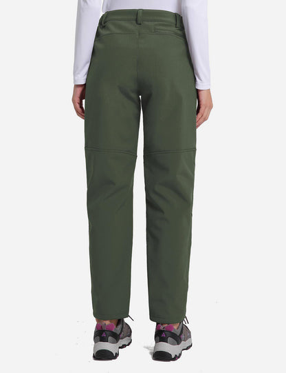 Women's Winter Thermal Pants with Articulated Knees and Zippered Pockets