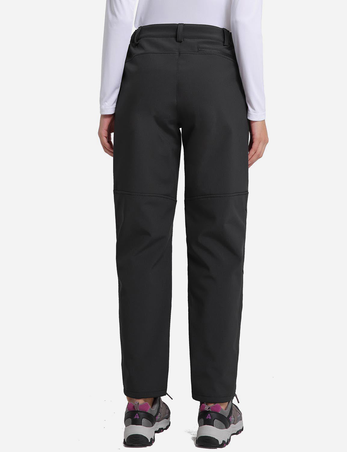Women's Winter Thermal Pants with Articulated Knees and Zippered Pockets