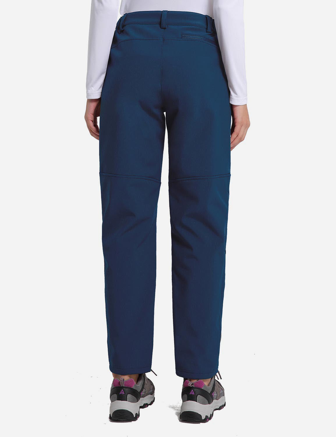 Women's Winter Thermal Pants with Articulated Knees and Zippered Pockets