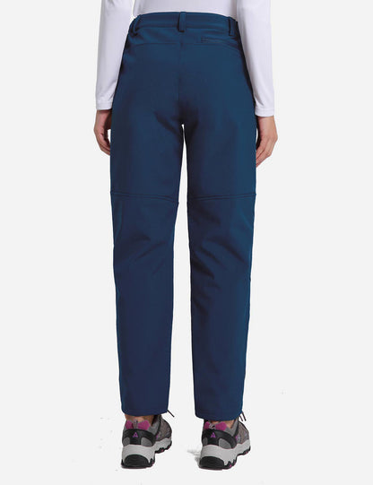 Women's Winter Thermal Pants with Articulated Knees and Zippered Pockets