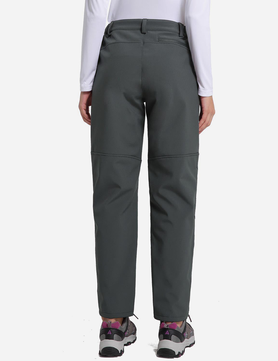 Women's Winter Thermal Pants with Articulated Knees and Zippered Pockets