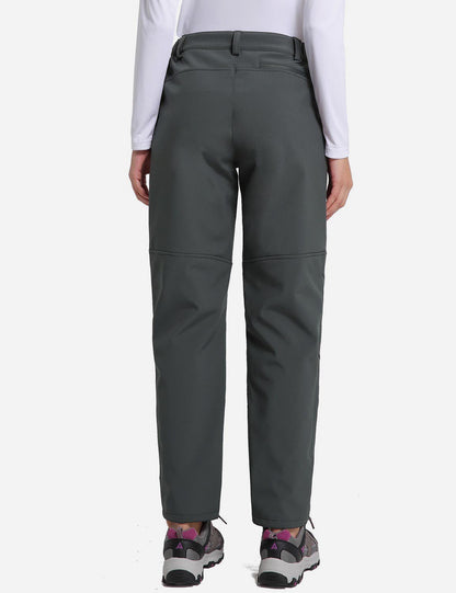 Women's Winter Thermal Pants with Articulated Knees and Zippered Pockets