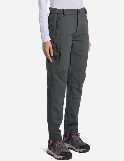 Women's Winter Thermal Pants with Articulated Knees and Zippered Pockets