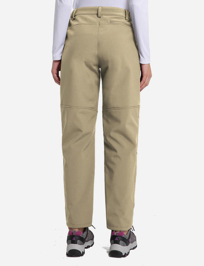 Women's Winter Thermal Pants with Articulated Knees and Zippered Pockets