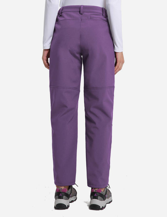 Women's Winter Thermal Pants with Articulated Knees and Zippered Pockets
