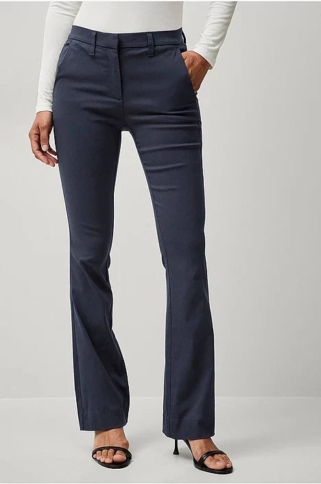 Women's Bootcut Mid-Rise Pants with Flared Leg
