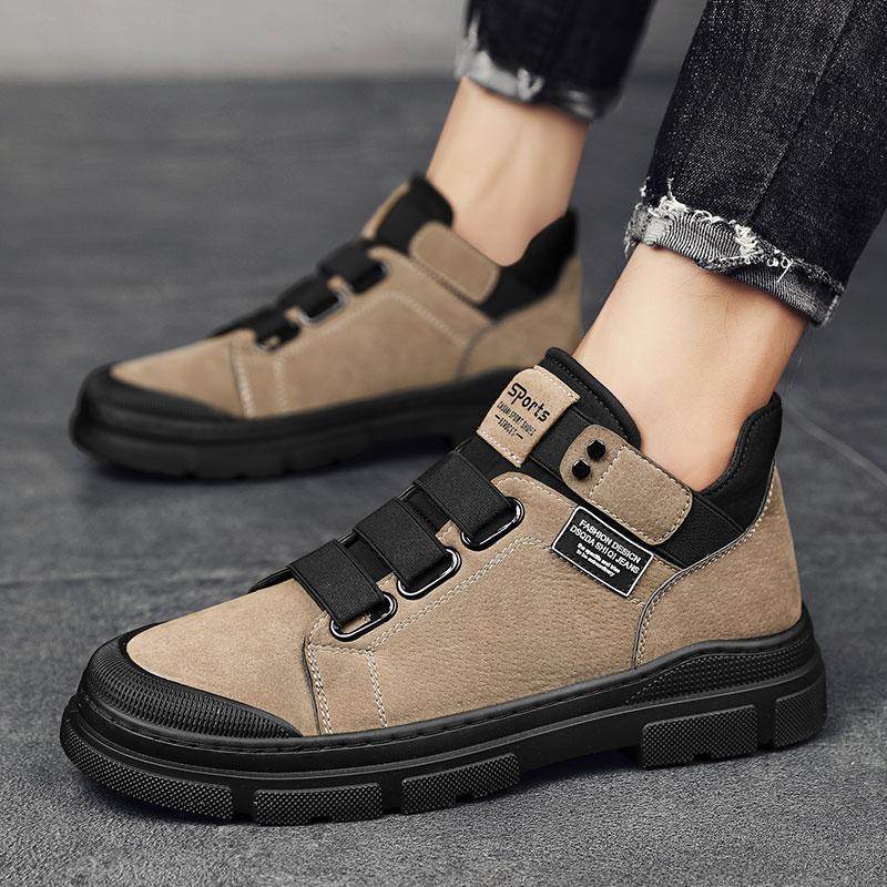 Sneakers Invernali da Uomo con Fascia Elastica e Design a Mezza Gamba