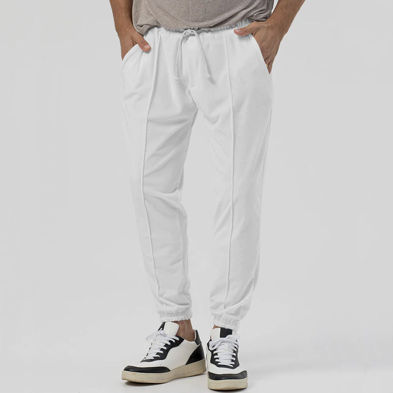 Pantaloni da Tuta Uomo con Vestibilità Ampia e Gamba Affusolata – Vita Media