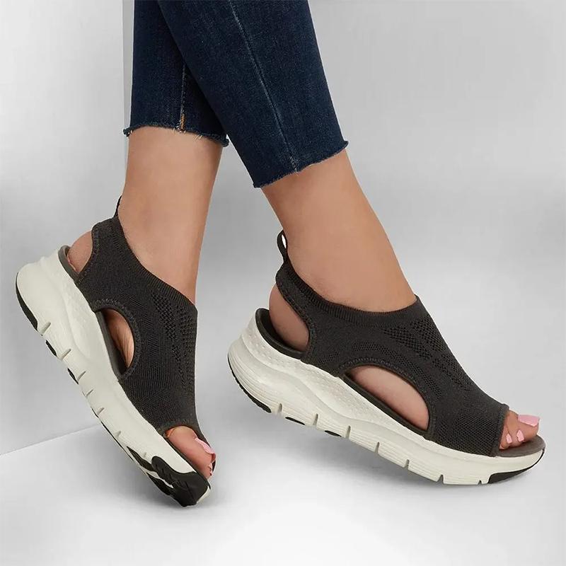 Sandali Estivi Donna Slip On con Supporto Arco Plantare e Plantare Sagomato – Stile Sandali