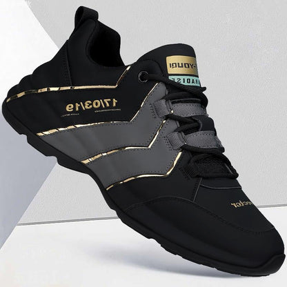 Men's Running Shoes with Laces and Thick Sole