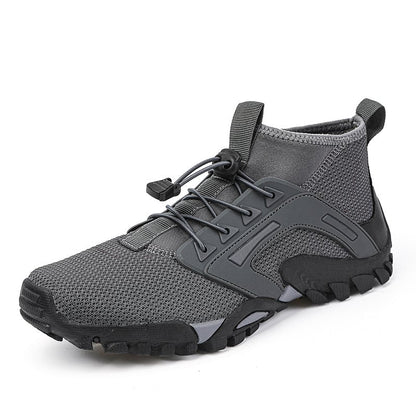 Scarpe da Trekking da Uomo a Mezza Gamba con Suola in Gomma Antiscivolo per Outdoor