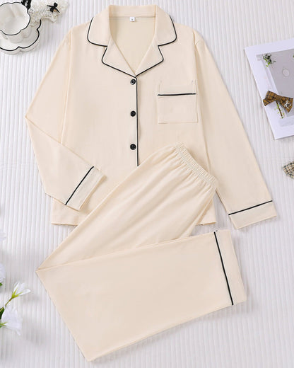 Lightweight Women's Set with Long-Sleeve Cardigan and Long Pants – Slim Casual Outfit