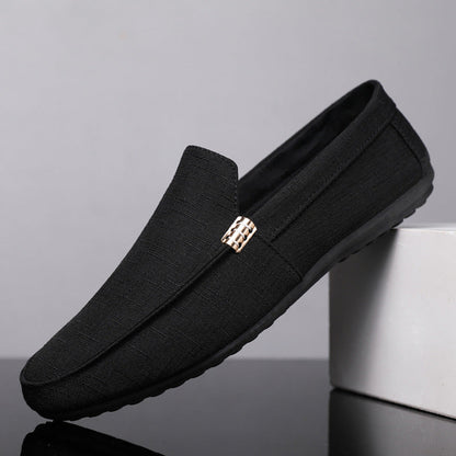 Mocassini Uomo Slip-On Traspiranti con Punta Tonda – Scarpe Business Casual