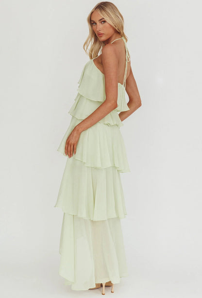 Abito Lungo Donna con Spalle Scoperte e Stampa Floreale – Stile Estivo