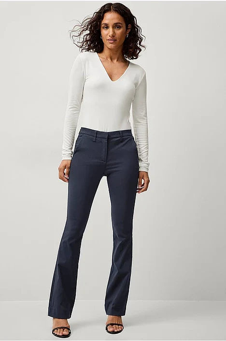 Women's Bootcut Mid-Rise Pants with Flared Leg