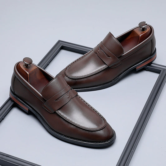 Men's Classic Strap Loafers with Flexible Soles