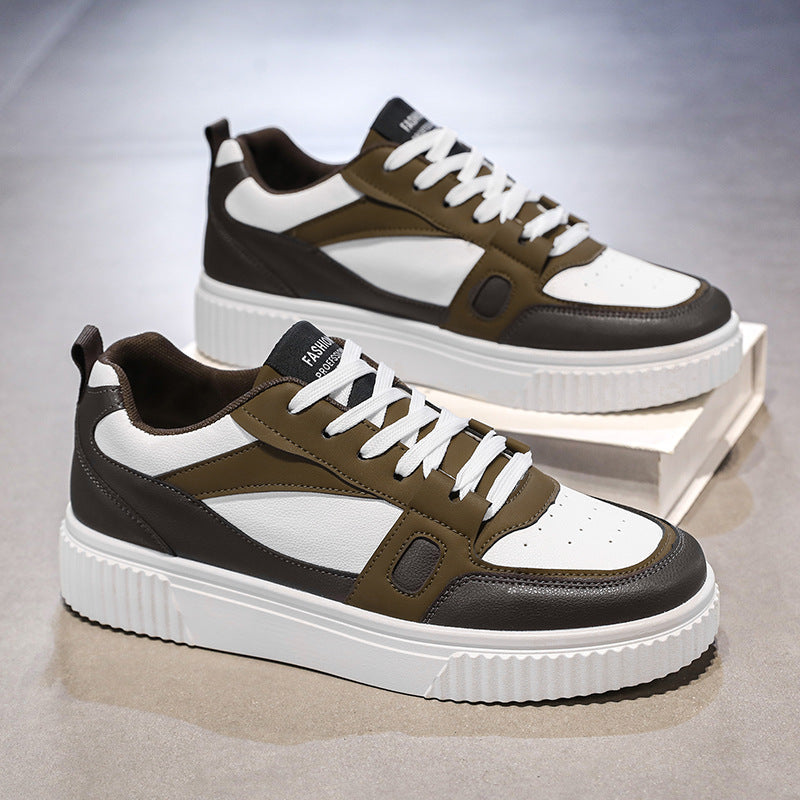 Zapatillas bajas retro de skate para hombre con diseño transpirable