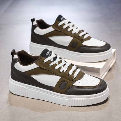 Zapatillas bajas retro de skate para hombre con diseño transpirable
