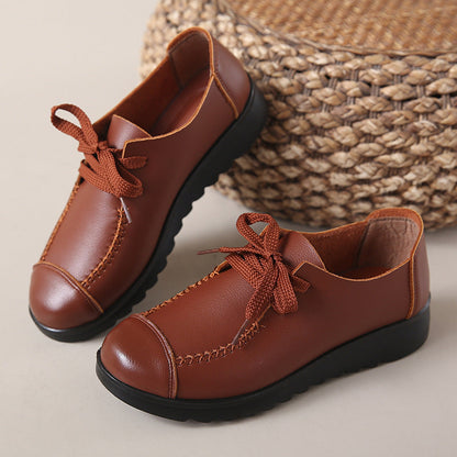Zapatos de trabajo bajos para mujer, negros, con suela suave y diseño antideslizante