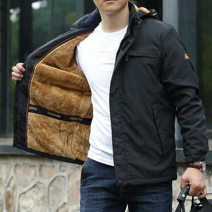 Men's Quick-Dry Outdoor Jacket with Zip Pockets