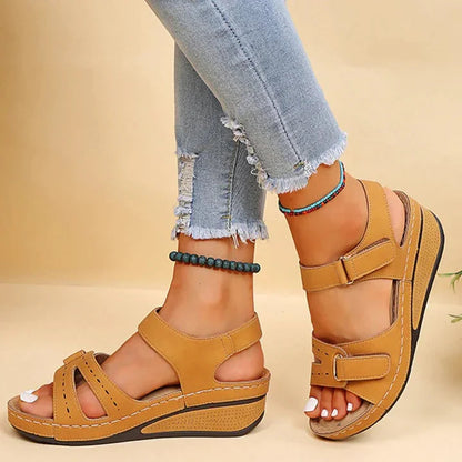 Sandali da Donna Slip-On con Supporto Arco Plantare e Suola Traspirante – Stile Sandali