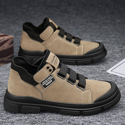 Sneakers Invernali da Uomo con Fascia Elastica e Design a Mezza Gamba