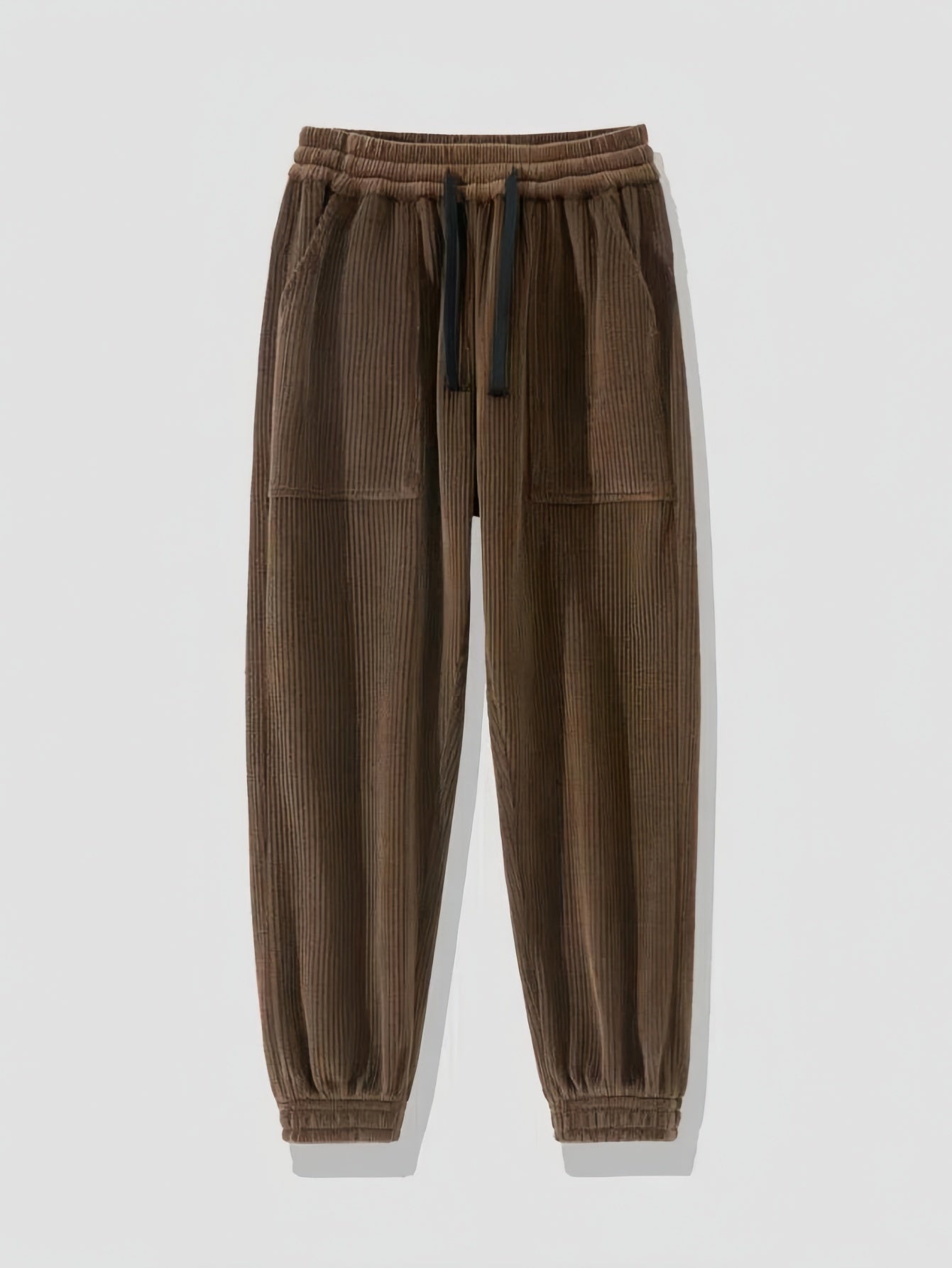 Pantaloni Uomo in Velluto a Coste Slim Fit – Gamba Dritta e Finitura Antipiega