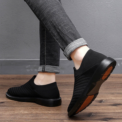 Scarpe da Uomo Estive in Rete Traspirante con Suola Piatta – Design Low-Top