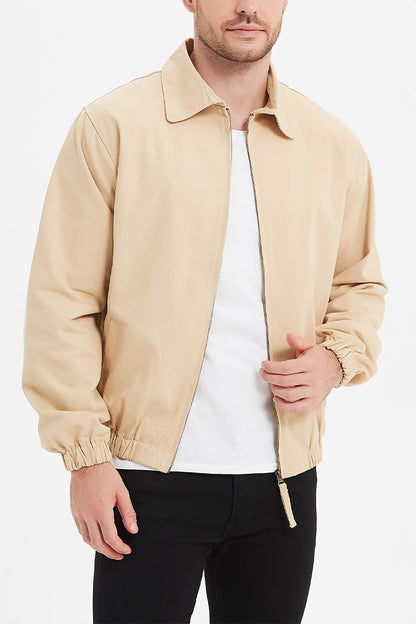 Men's Golf Jacket with Lightweight Polyester Lining – Functional Sporty Style