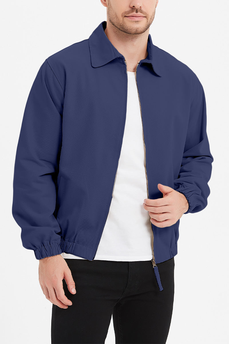 Men's Golf Jacket with Lightweight Polyester Lining – Functional Sporty Style