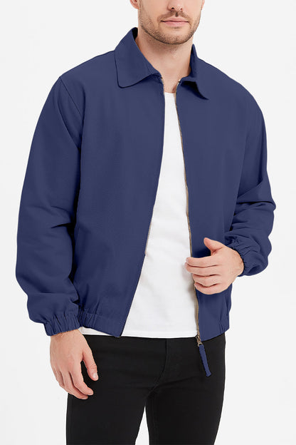 Men's Golf Jacket with Lightweight Polyester Lining – Functional Sporty Style