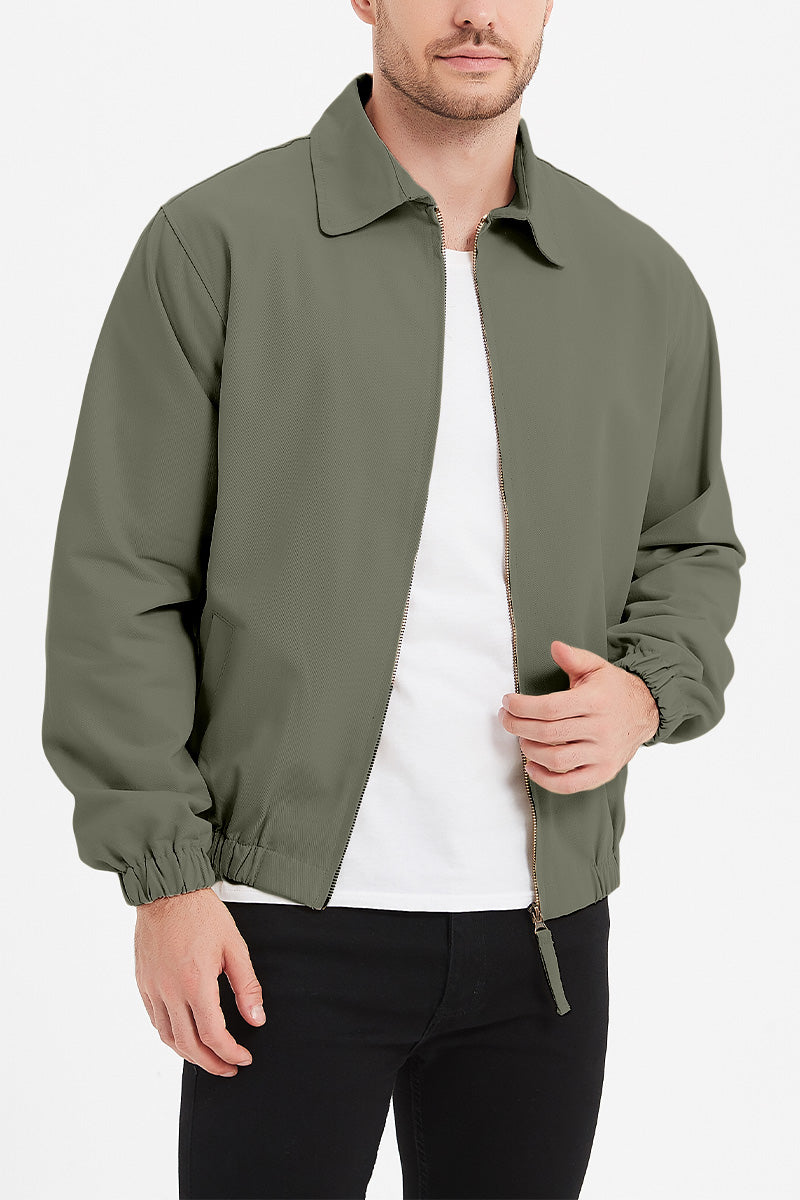 Men's Golf Jacket with Lightweight Polyester Lining – Functional Sporty Style