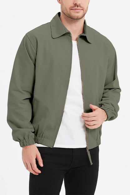 Men's Golf Jacket with Lightweight Polyester Lining – Functional Sporty Style
