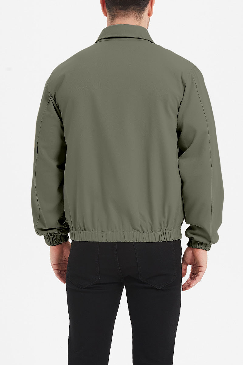 Men's Golf Jacket with Lightweight Polyester Lining – Functional Sporty Style