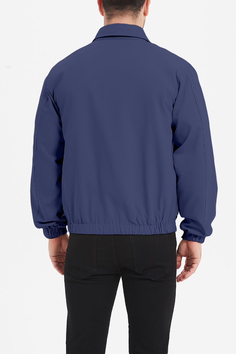 Men's Golf Jacket with Lightweight Polyester Lining – Functional Sporty Style