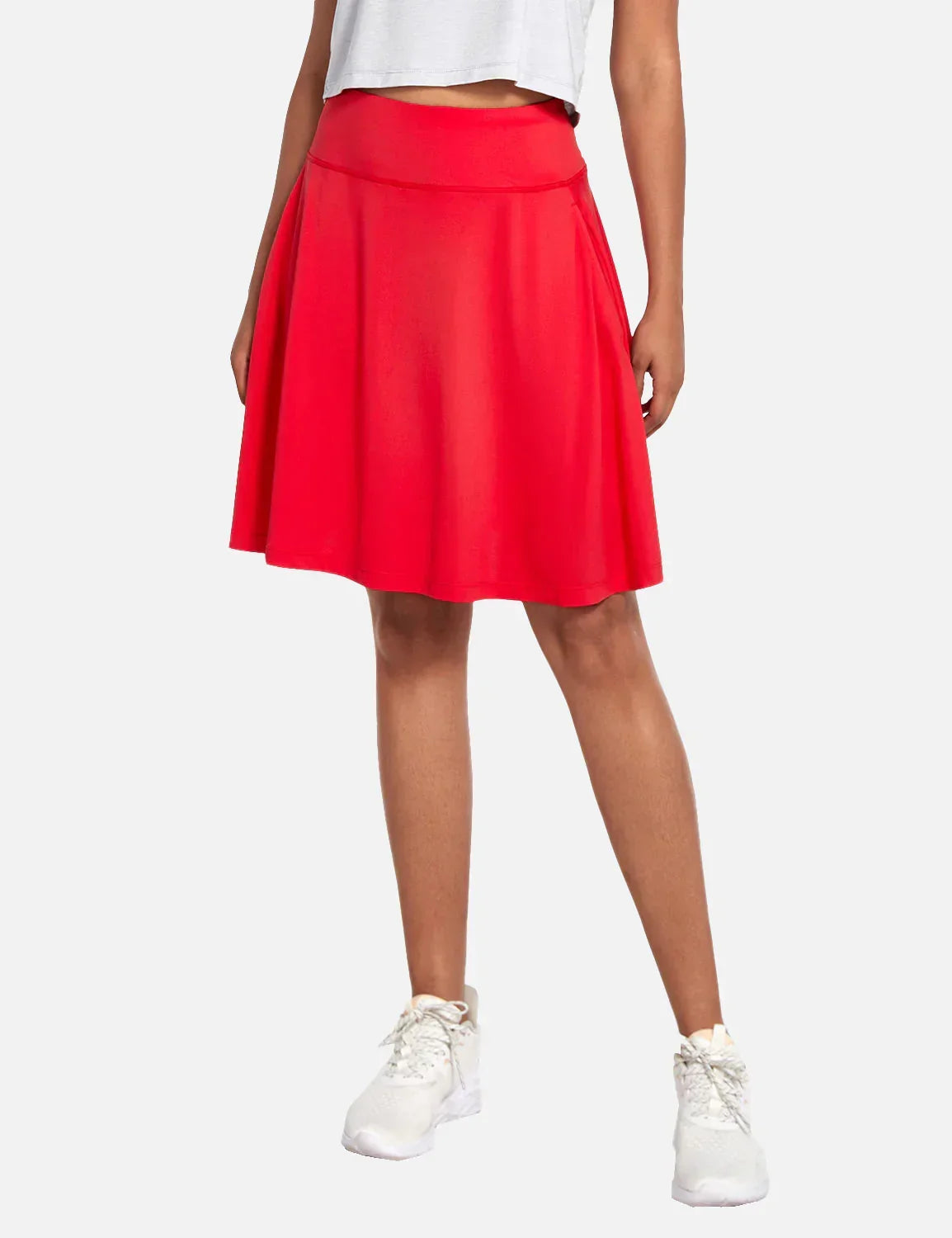 Gonna - Women's High-Waisted Summer Shorts UPF50 Plus with Pleats, Integrated Lining, and Pockets